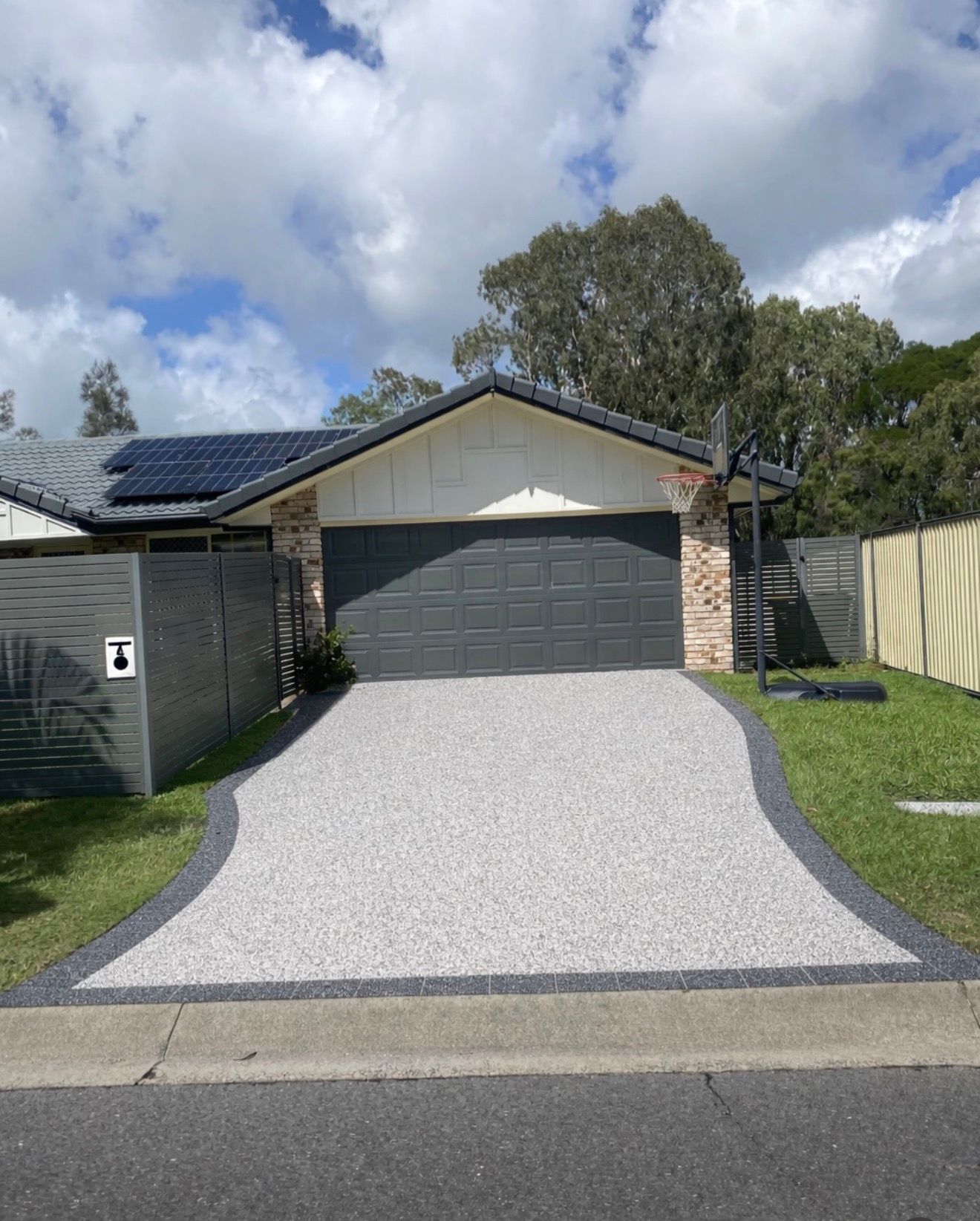 Resin bound driveway