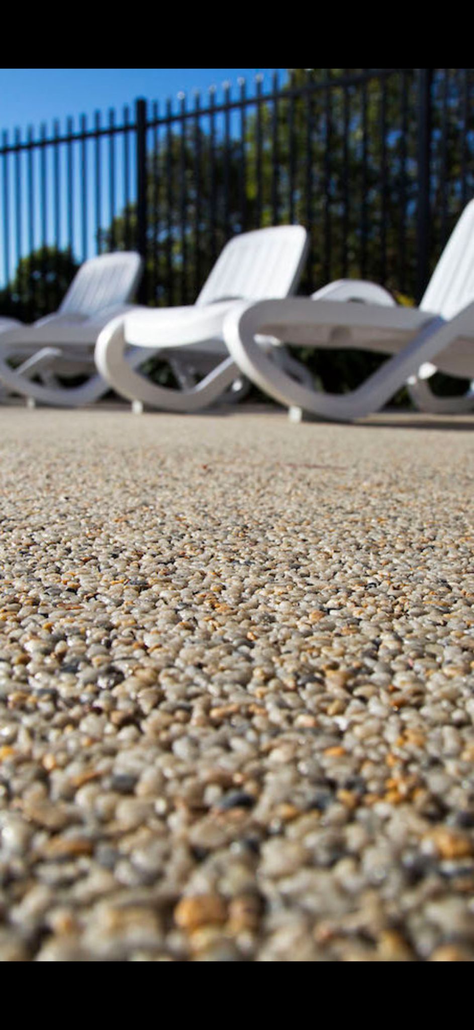 Poolside surface